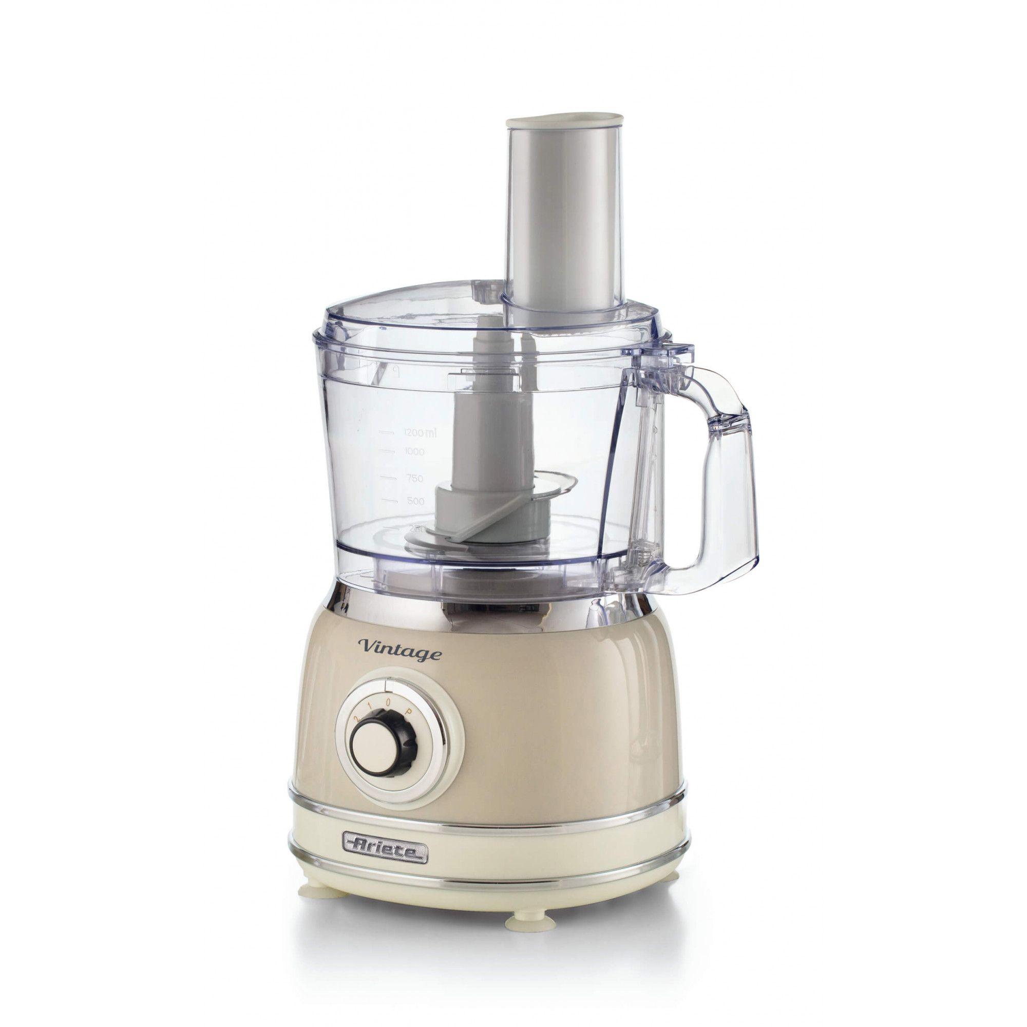 Robô de Cozinha ARIETE Vintage Line 1781/03 (Altura 34 cm - Bege)