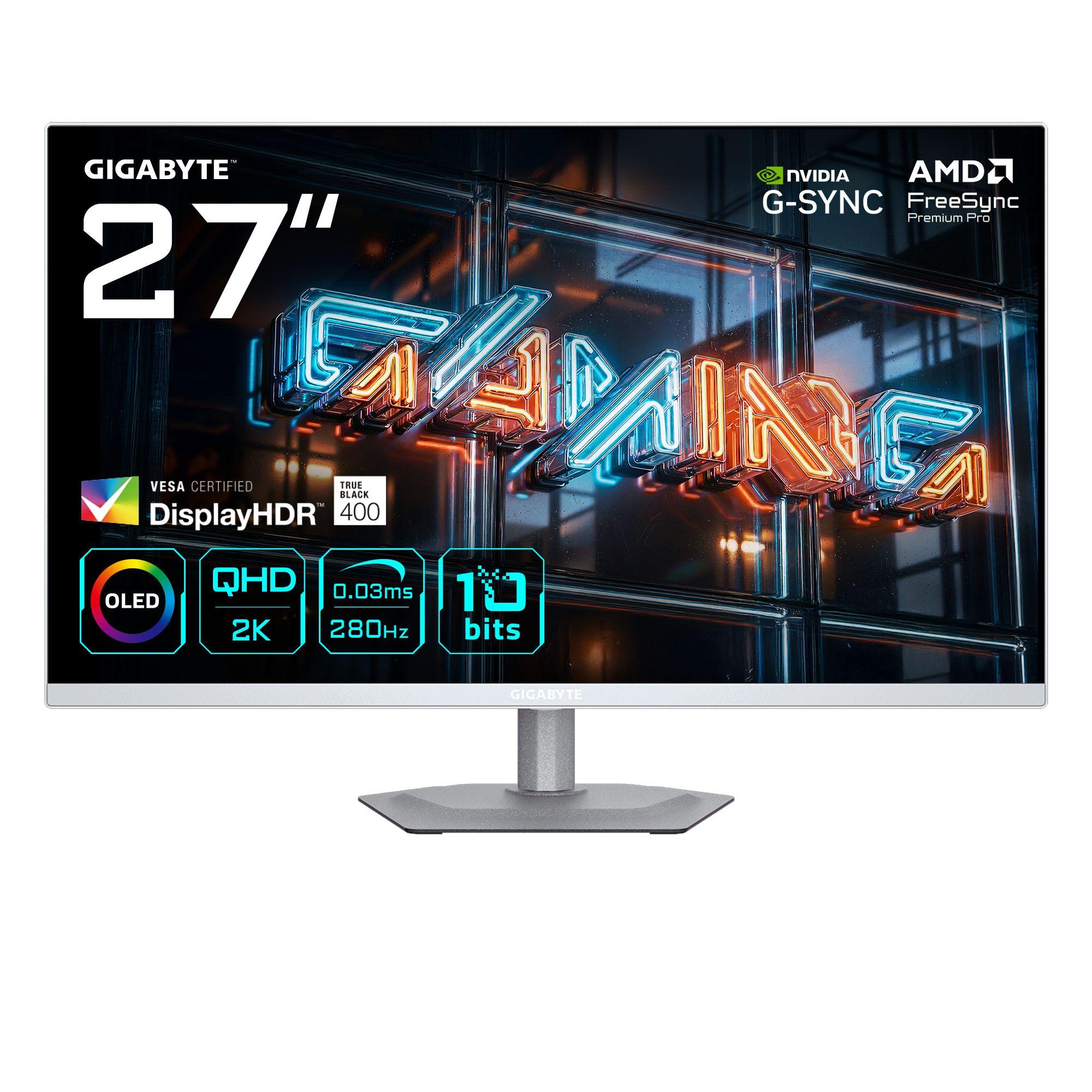 Monitor GIGABYTE MO27Q2A ICE (27" - OLED - 280 Hz - Branco)
