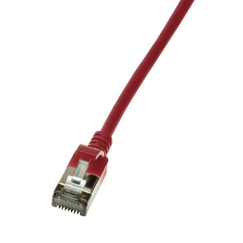 Cabo de Rede RJ45 LOGILINK CQ9064S (0,3 m - Cat6A - RJ-45 - Vermelho)