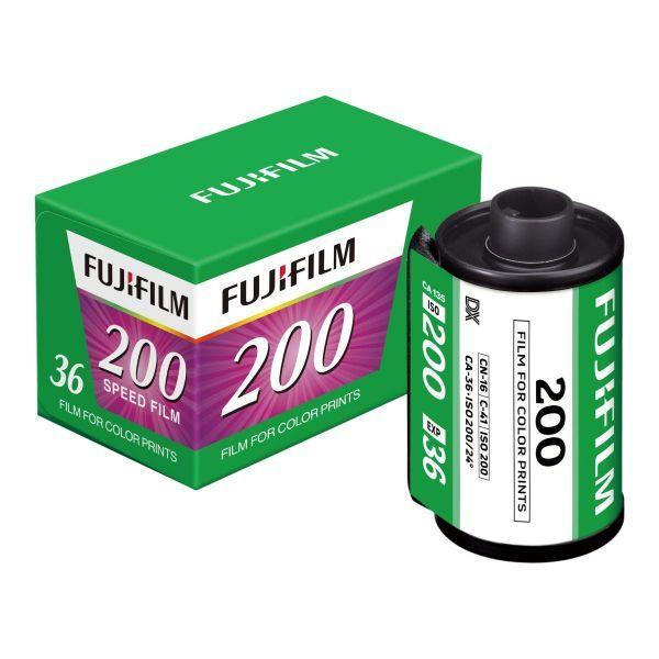 Filme Fotográfico a Cores FUJIFILM 200 135/36 (ISO 200 - 36 Exposições)