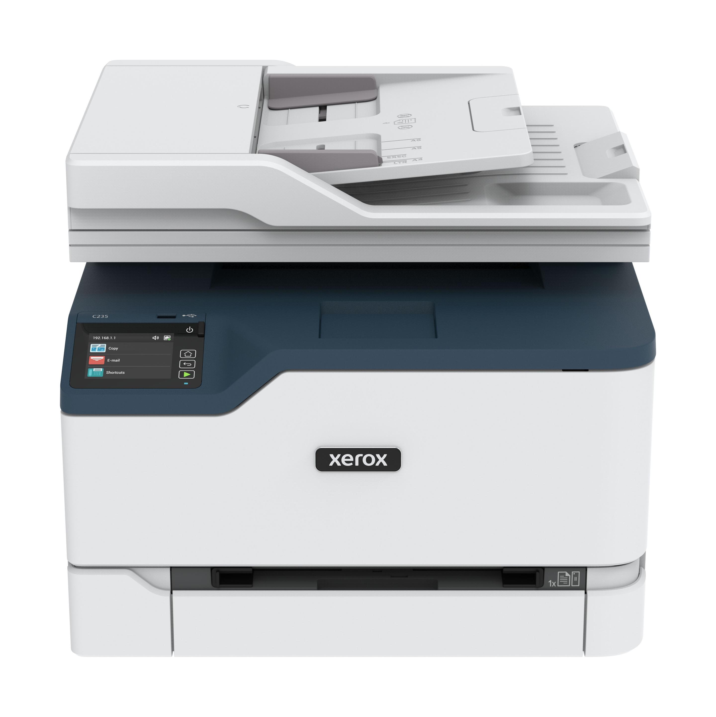 Impressora Multifunções Laser a Cores XEROX C235V_DNI (A4 - Impressão a cores - 251 folhas - Branco e Azul) — imagem 1