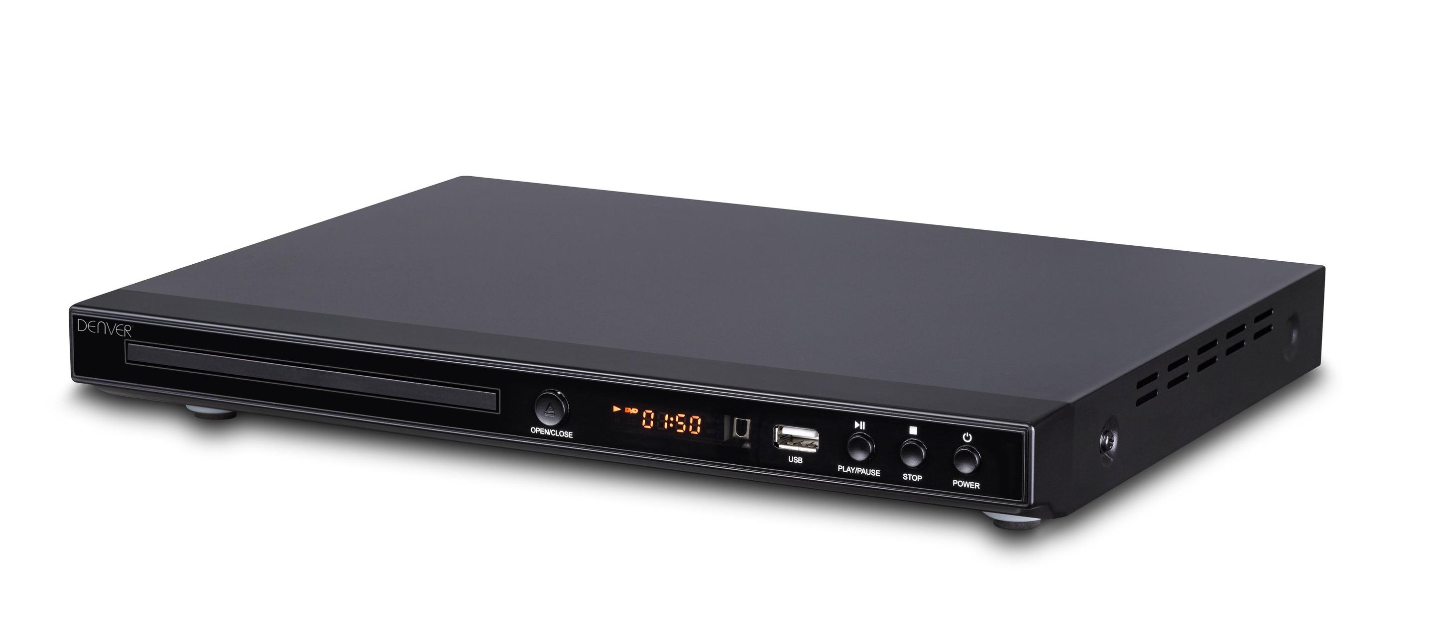 Leitor de DVD DENVER DVH-1245 (Full HD - HDMI, USB - Preto)