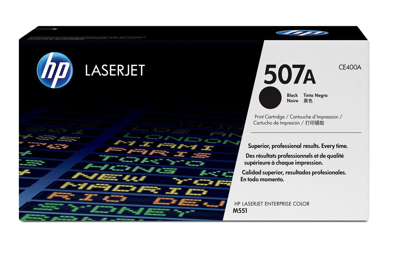 Toner HP 507A CE400A (5500 páginas - Preto)