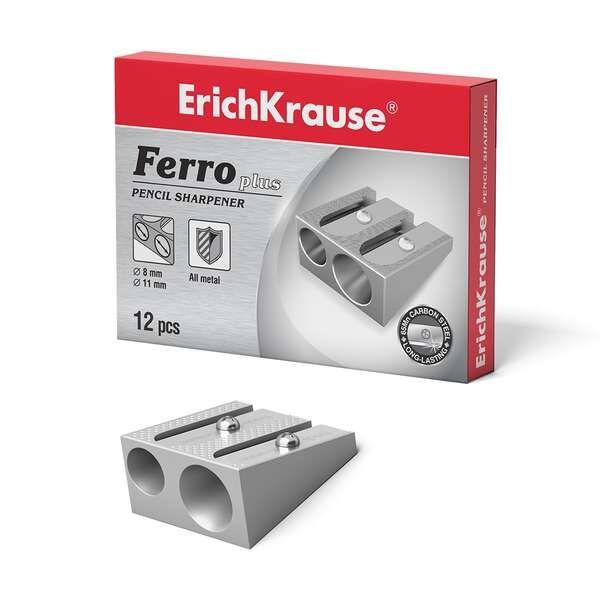 Afiador de Lápis ERICHKRAUSE Ferro Plus (Metal - Prateado), imagem 1