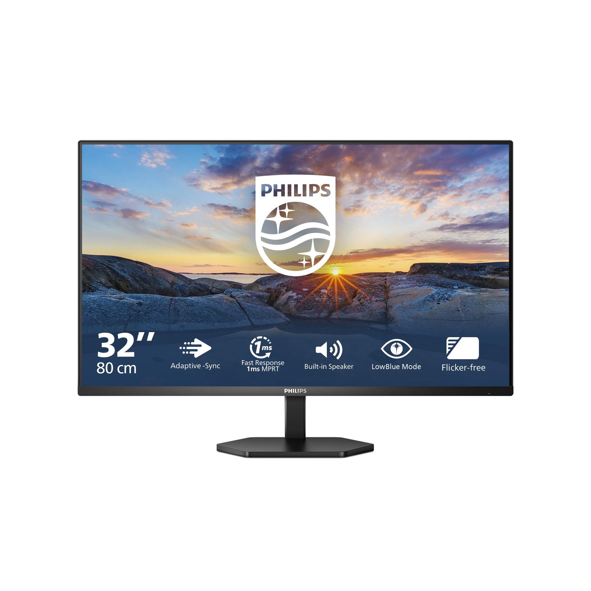 Monitor PHILIPS 32E1N3100LA/00 (31,5" - VA - 75 Hz - Preto)