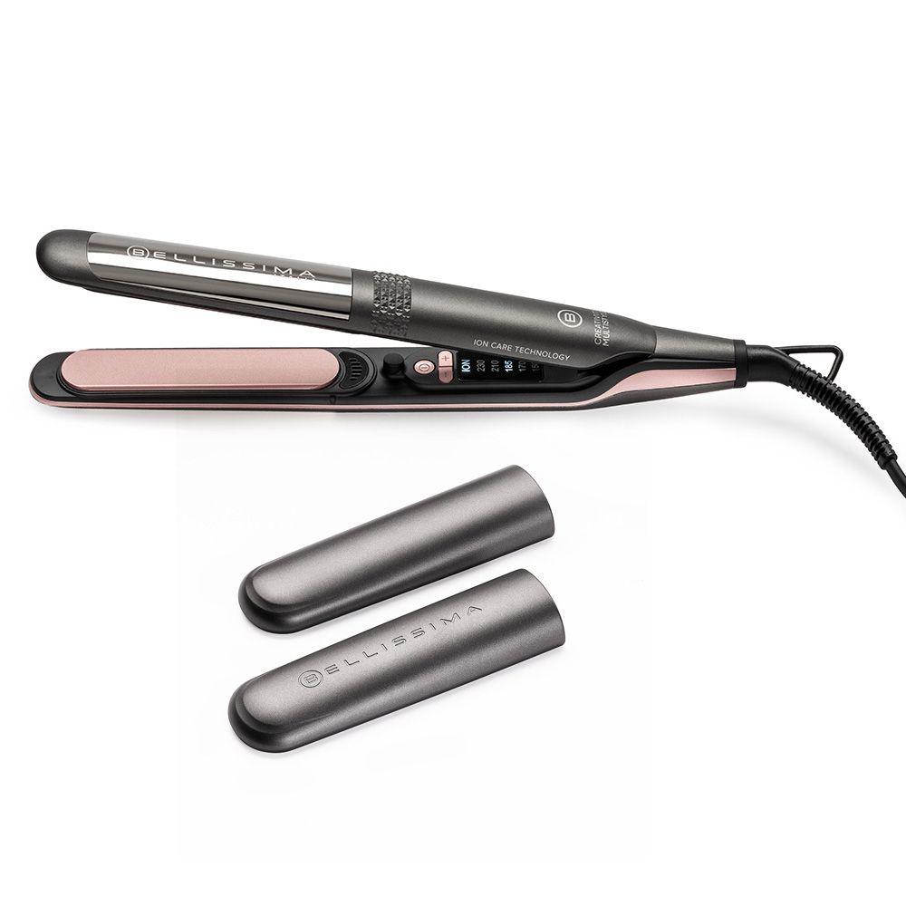 Alisador de Cabelo BELLISSIMA Creativity Multistyle (Cerâmica e queratina - Preto e Rosa)
