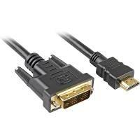 Cabo HDMI para DVI-D SHARKOON (3 m - Preto)