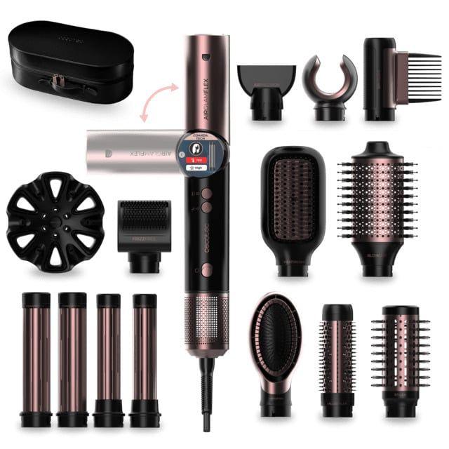 Modelador de Cabelo Multifunções CECOTEC 14EN1 FLEX 114728 (Preto)