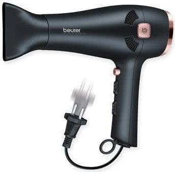 Secador de Cabelo BEURER HC55 (2200 W - Função iónica - Cabo retrátil)